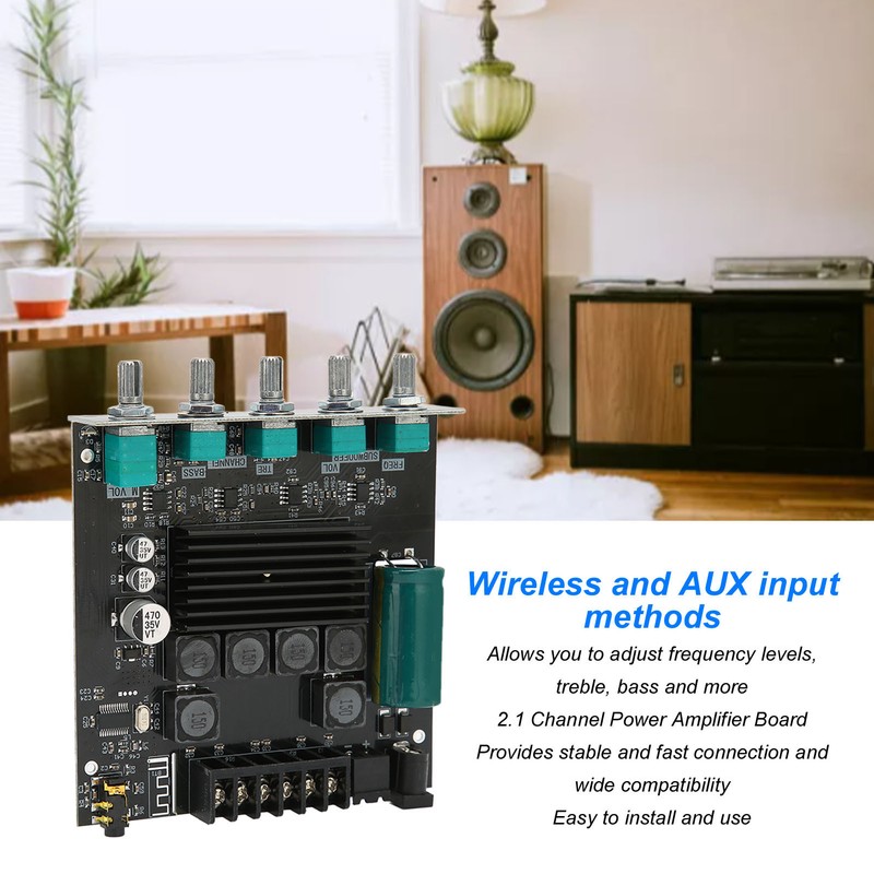 BT Digital Amplifier Board 2.1 Channel 50W 50W 100W Wireless