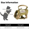 Tactical Cat Harness and Leash Set for Walking Escape Proof