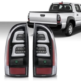 G-PLUS LED Tail Lights Assembly,Fit Toyota Tacoma 2005-2015 Rear Tube Bar Brake Lamp Parking,Tail Lamps Chrome Luces Traseras 8155004150