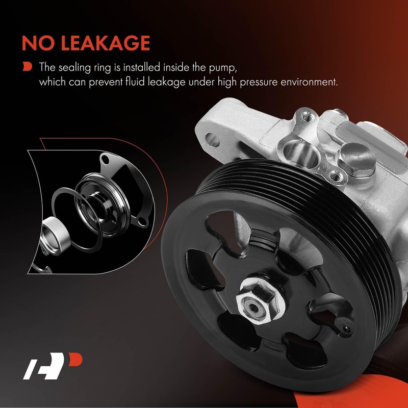 A-Premium Power Steering Pump, with Pulley, Compatible with Honda CR-V