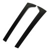 1Pair Rear Window Side Spoilers Gloss Black Air Resistance Reduction