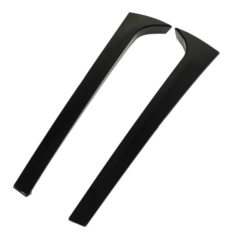 1Pair Rear Window Side Spoilers Gloss Black Air Resistance Reduction