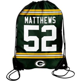 FOCO Green Bay Packers Matthews C. #52 Drawstring Backpack