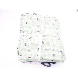 Encompass 12 Pack: Patient IV Snap Exam Gown Monet, One Size, Seafoam/Blue 45285-MNS