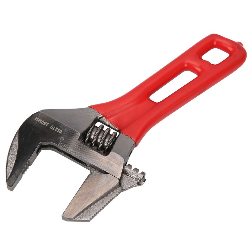 34mm Wide Jaw Adjustable Wrench Dual Purpose Portable Pipe Spanner