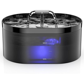 Nenozi Automatic Pet Water Fountain Upgraded Water Dog Cat Water Dispenser Two Modes