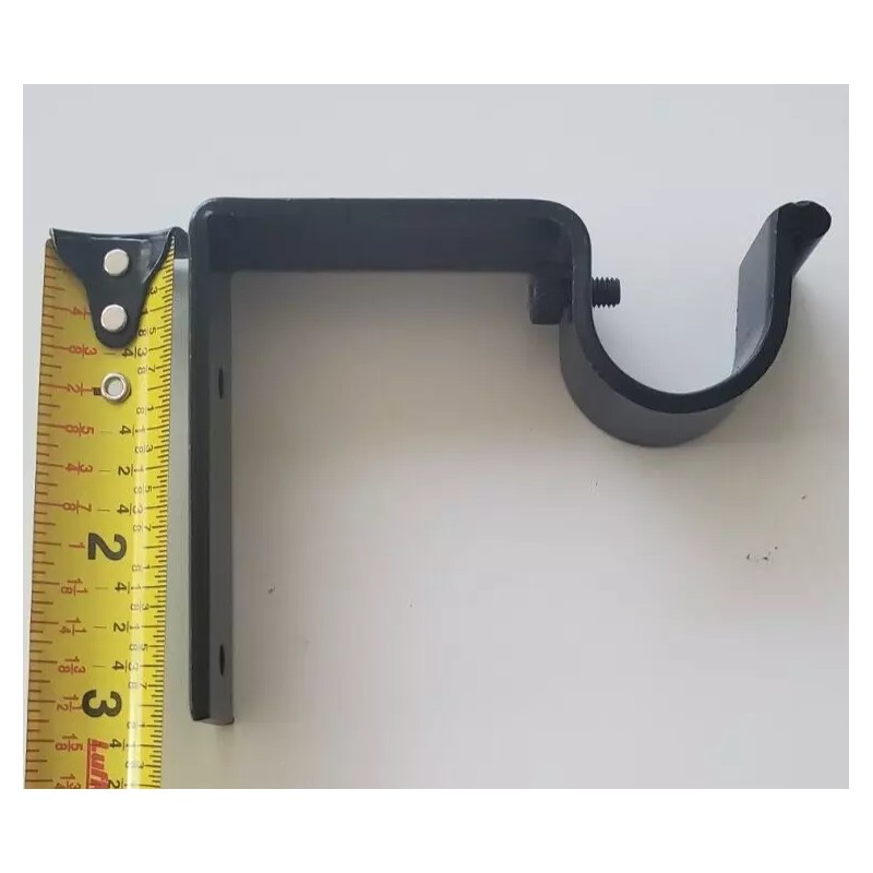 Unbranded Heavy Duty Drapery Curtain Iron Bracket 3" projection for