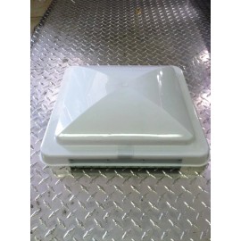 RA 14" x 14" White Replacement Vent Lid for Enclosed Trailers RVs Campers