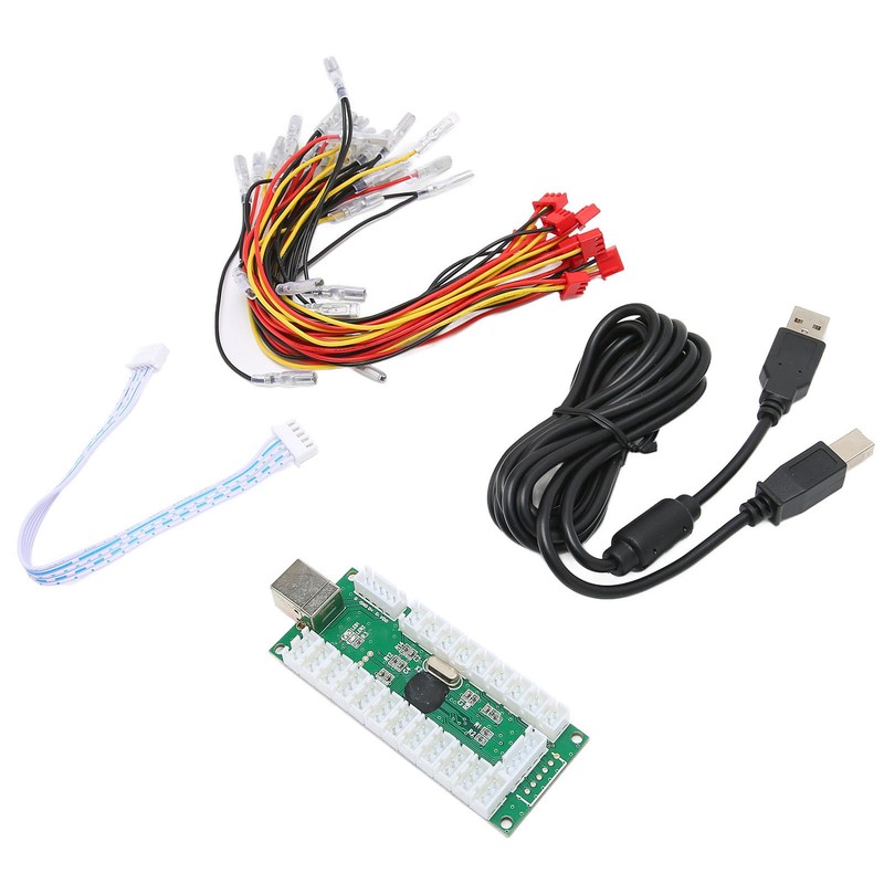 QM070921 Arcade Game Encoder with USB Cable Durable Zero Delay