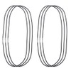 CAXUSD 6pcs Notebook Elastic Spring Bands Connecting Insert Refill Replacement