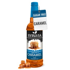 Syruvia Sugar Free Caramel Syrup for Coffee 25.4 Ounces Caramel Flavoring Syrup