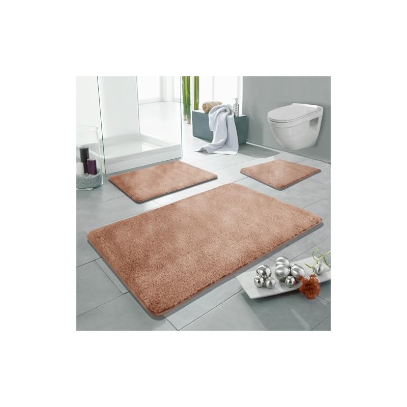 Linden Berg Bath Mat Apricot Beige 50 x 55 cm