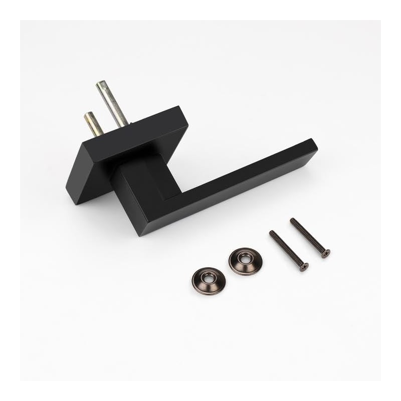 Probrico 4 Pack| Dummy Door Handles in Matte Black, Non-Turning