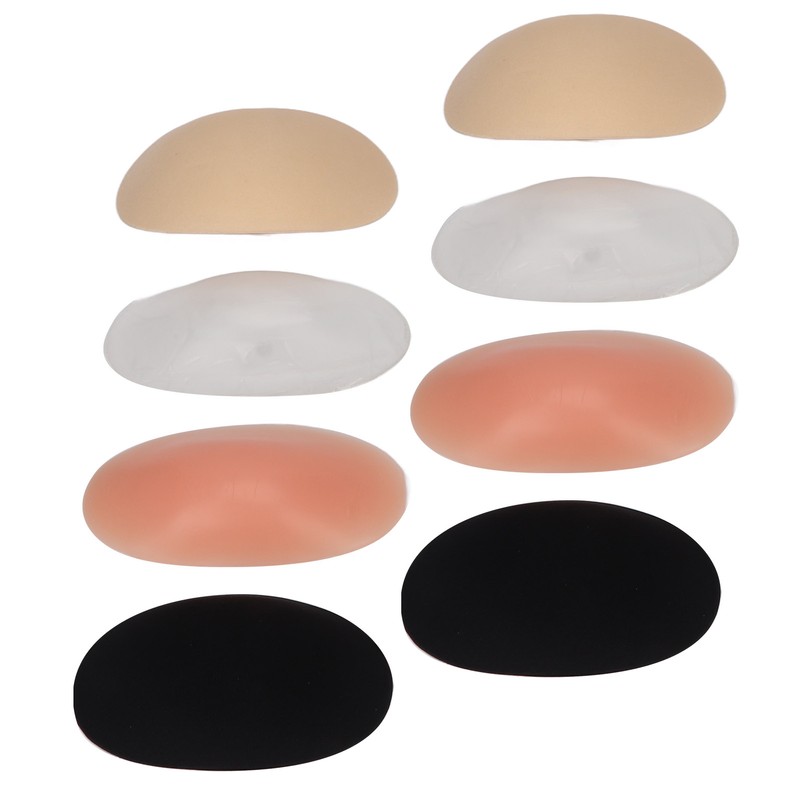 4Pairs Silicone Shoulder Pads Soft Breathable Invisible Removable Prevent Slip