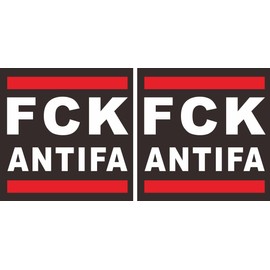 2er Set Autoaufkleber FCK Politik 10x10cm – Selbstklebende Anti-Politik Sticker für Auto, Motorrad, Laptop, Fenster – SPD, AFD, CDU, CSU, Grüne, Linke, FDP (Antifa)