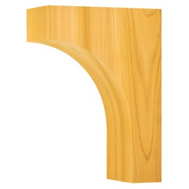 Wood Corbel 22T2 Smooth Finish -Projection 7" -Height 10" -Thickness 3 1/2" by Timber Build