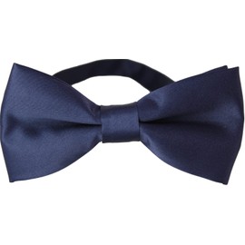 [Best Item] Bowtie, Men's, Kids, One-Touch Necktie, Solid, Easy to Wear, Hook, For Children and Adults, Bows Small 2 Colors 02, navy blue_07