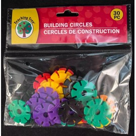 Teaching Tree - Building Circles - 30 Pieces - Approx. 1.5 Inch Flat Circles