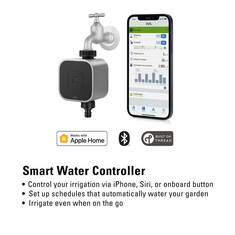 Eve Aqua - Smart Water Controller with Apple HomeKit technology