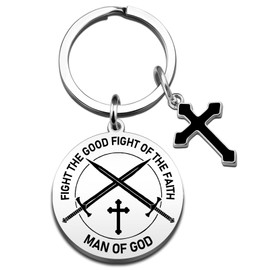 Pastor Appreciation Gifts Christian Gifts for Men Religious Keychian for Men Best Pastor Gift Inspirational Birthday Christmas Fathers Day Gift Ideas for God Father-Man Of God