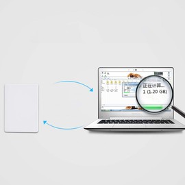 Hard Drive Box mSATA SSD to 2.5 inch 44 Pin IDE Adapter with Case, Notebook Laptop PATA / IDE Hard Drive Enclosure Adapter(white)