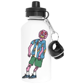 Kirsche Bombe Aluminium White Water Bottle with Screw Cap White Water Bottle with Screw Cap