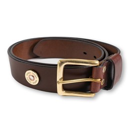Shotgun Shell Concho Mens Belt Full Grain Cowhide Leather Western Belt for Jean (38 Inch)