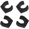 LBTODH 4PCS Boat Hook Holder Nylon Boat Ladder Clip Black