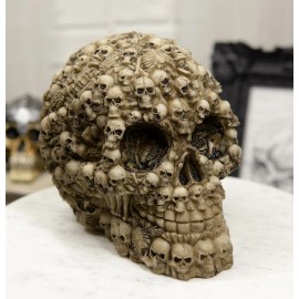 Ebros Ghost Whisper Lost Souls Skull Statue Figurine Sculpture 5.5" Long