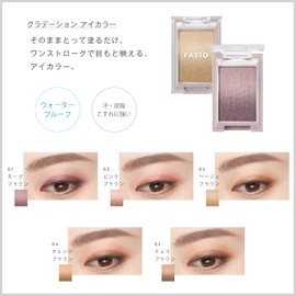 FASIO Gradient Eye Color Eye Shadow 04 Orange Brown 1.5g