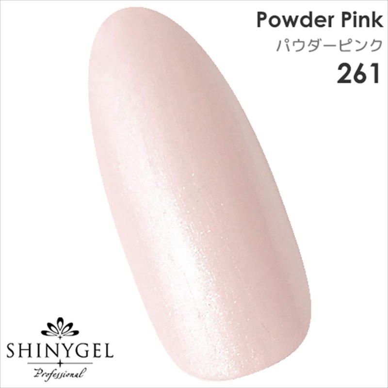 Shiny Gel Color 4g Powder Pink 261 UV/LED Compatible
