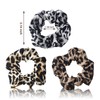 Leopard Print Hair Scrunchies Ponytail Holders for Girls Women Leopard