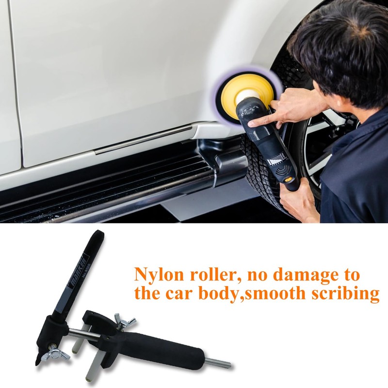 Car Wheel Eyebrow Scriber, Auto Dent Repair Tool, Body Line