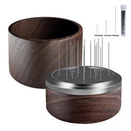 NEOUZA Palm WDT Rotating Espresso Stirrer with Lid 24 Pins 3 Lengths Cut to Size Distributor Leveler Accessories for Coffee Machines Portafilter (58mm)