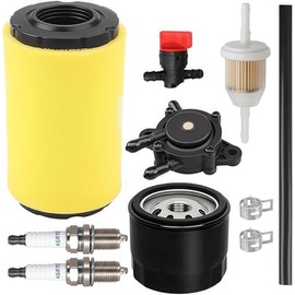 Z335E Air Fuel Oil Filter - Compatible with John Deer Z355R Z225 Z235 Z255 L110 LA125 LA115 LA105 L110 E100 E120 E140 & Husqvarna YTH22V46 YTA22V46 YTA24V48 331707 331777 331807 31A607