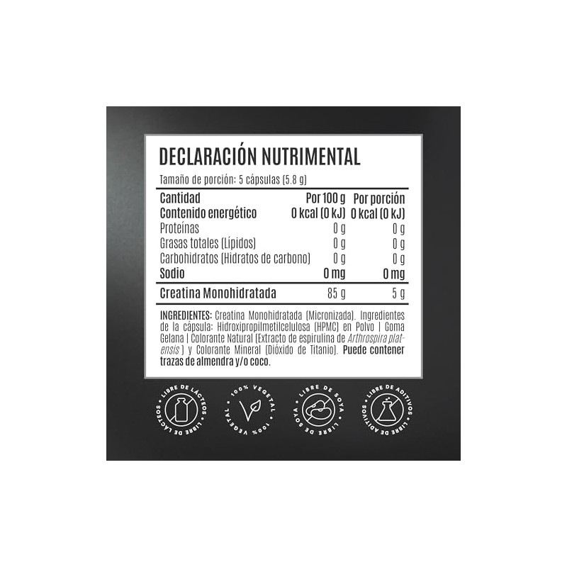 Birdman Creatina Monohidratada Alta Pureza Cápsulas Pre Workout Post Cafeína