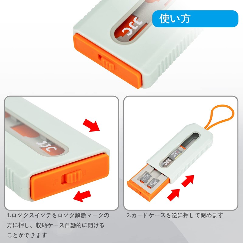JJC Drawer SD & Micro SD Card Case 6 SD/SDHC/SDXC