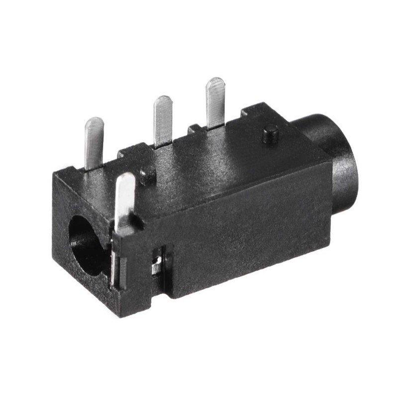 sourcing map 3.5 mm Audio Jack Connector PCB Mount Female