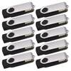 Wholesale 10 Pack 1MB-32GB Bulk Pack USB Flash Drives Swivel