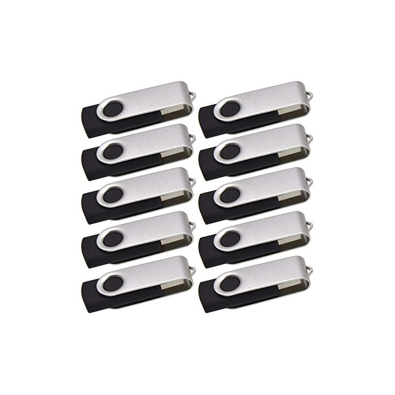 Wholesale 10 Pack 1MB-32GB Bulk Pack USB Flash Drives Swivel