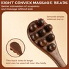 Hikiwin 8 Beads Wood Stick Massage Tools