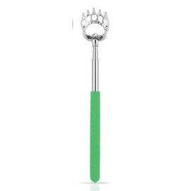 Generic Caribbean Coastal Delights - Bear Claws Metal Back Scratchers/Hand Massager Extendable Telescopic-(1-Pack) (Green)
