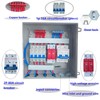 GXELZK Hardcover Solar Combiner Box with 4 Strings, 80 A