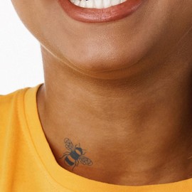 Biene - Forever Never® | Temporäre Tattoos für Erwachsene - Hält bis zu 2 Wochen | vegan, wasserfest, EU-zertifiziert