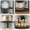 bimiti 6-Tier Kitchen Corner Shelf Triangular Corner Pot Rack Storage