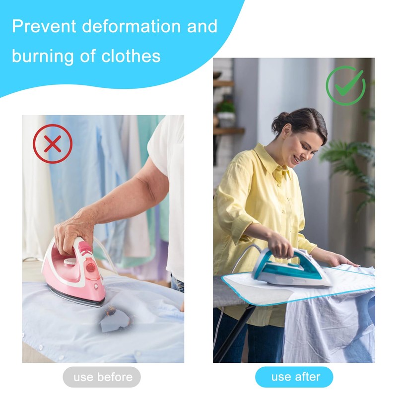 NICENEEDED 2 PCS Heat Resistant Ironing Mesh Cloth, Pressing Cloth