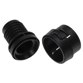 vhbw 2-teiliges Reparatur-Set Staubsauger-Schlauch kompatibel mit Miele SEAE1, SEAG0, SEAJ0 Staubsauger - Schlauch-Instandhaltung, Schwarz