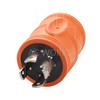 AC WORKS 4-Prong 30Amp 125/250Volt NEMA L14-30P Locking Plug to