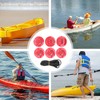6pcs Inflatable Boat Kayak DRing Pad Patch Marine Fixed Buckle