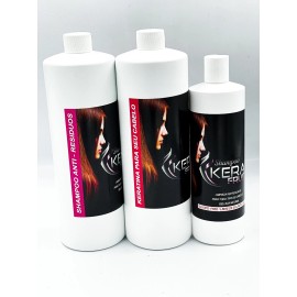 Kerafruit Tratamiento Capilar De Keratina De Chocolate Cirugia Capilar Incluye Shampo 1 lt - Keratina Chocolate